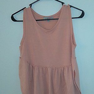 Pink flowy tank top